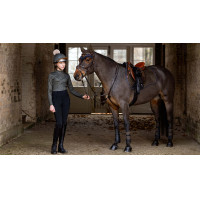 LeMieux Suede GP Vierkant Zadeldek Bosbes Grijs LeMieux Suede GP Vierkant Zadeldek Bosbes Grijs