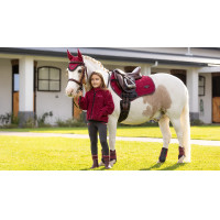 Mini LeMieux Suede Jump Vierkant Tapis Chilli oud model