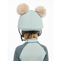 Dubbele pomponmuts Mini LeMieux Alpine Bruin Dubbele pomponmuts Mini LeMieux Alpine Bruin