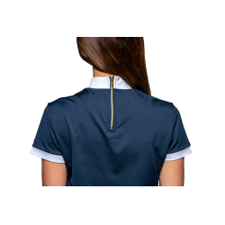 Wettkampfpolo Flags & Cup Isla Kurzarm Marine Marineblauw