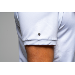 Wedstrijdpolo Flags & Cup jongen Wako korte mouwen Wit