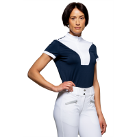 Wedstrijdpolo Flags & Cup Arizona met korte mouwen Marine Marineblauw Wedstrijdpolo Flags & Cup Arizona met korte mouwen Marine Marineblauw