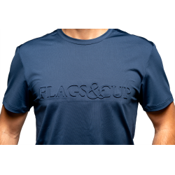 T-shirt Vlaggen & Beker jongen Fresco Marine Marineblauw