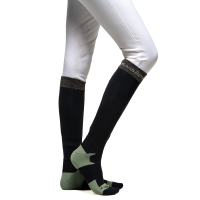 Chaussettes Flags & Cup femmes Roca Noir / vert