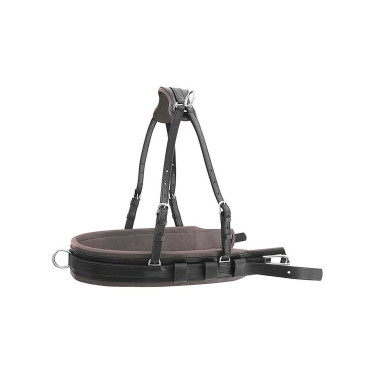 Luxe JM-tuig voor koets Donkerbruin Luxe JM-tuig voor koets Donkerbruin