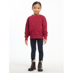 Mini LeMieux Casey Crew Trui Gloed Bordeaux
