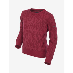 Mini LeMieux Casey Crew Trui Gloed Bordeaux