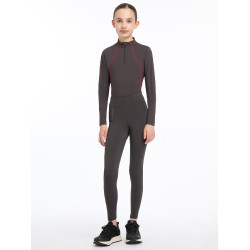 LeMieux Orla Young Rider Legging Asgrauw Bordeaux