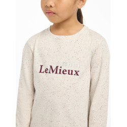 Langarmshirt Mini LeMieux Jessie Ecru / nep Wit