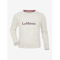 Langarmshirt Mini LeMieux Jessie Ecru / nep Wit