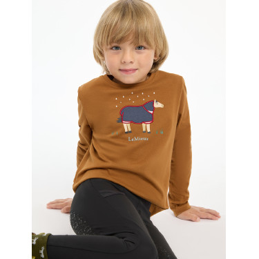Langarmshirt Mini LeMieux Jessie Gember Bruin