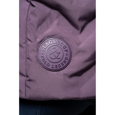 Dames donsjas Flags & Cup waterdicht Napasoq Pruim Violet Dames donsjas Flags & Cup waterdicht Napasoq Pruim Violet