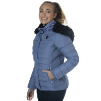 Parka Flags & Cup Kinder Kemi Denim Blauw Parka Flags & Cup Kinder Kemi Denim Blauw