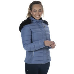 Parka Flags & Cup Kinder Kemi Denim Blauw