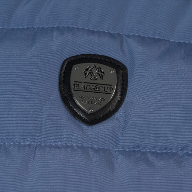 Parka Flags & Cup Kinder Kemi Denim Blauw