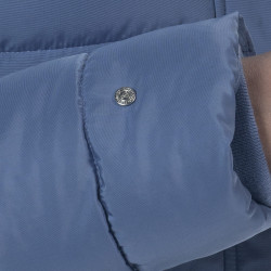 Parka Flags & Cup Kinder Kemi Denim Blauw