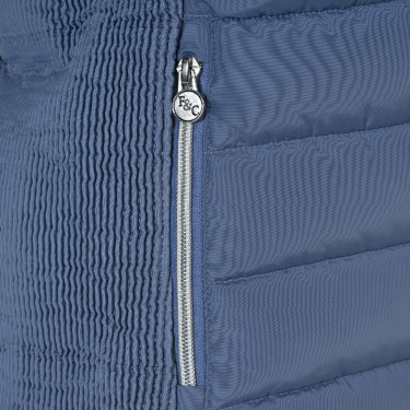 Parka Flags & Cup Kinder Kemi Denim Blauw