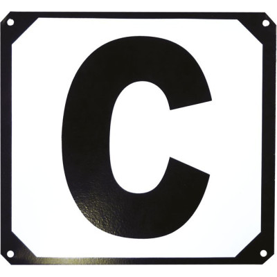 Set de 12 lettres de manège support métallique