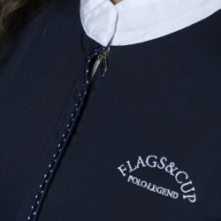 Polo Vlaggen & Beker Clorinda kind korte mouwen Marine Marineblauw