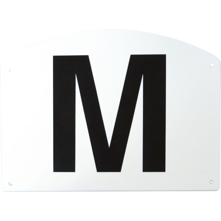 Set van 12 draaimolenletters plastic steun Hippotonic