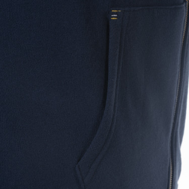 Sweat met rits Flags & Cup heren Perico Marine Marineblauw