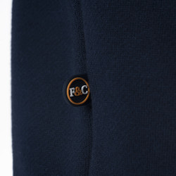 Sweat met rits Flags & Cup heren Perico Marine Marineblauw