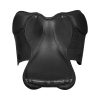 Bernini veelzijdig zadel met latex panelen Acavallo Zwart Bernini veelzijdig zadel met latex panelen Acavallo Zwart
