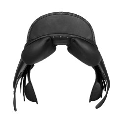 Bernini veelzijdig zadel met latex panelen Acavallo Zwart