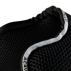 Schokbreker MF DS SW-3DS met platte 3D-spacer Acavallo Zwart