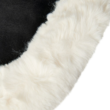 Piuma-FS WFS-FS schokdemper met suède zakken en achterverhoger Acavallo Zwart / natuur