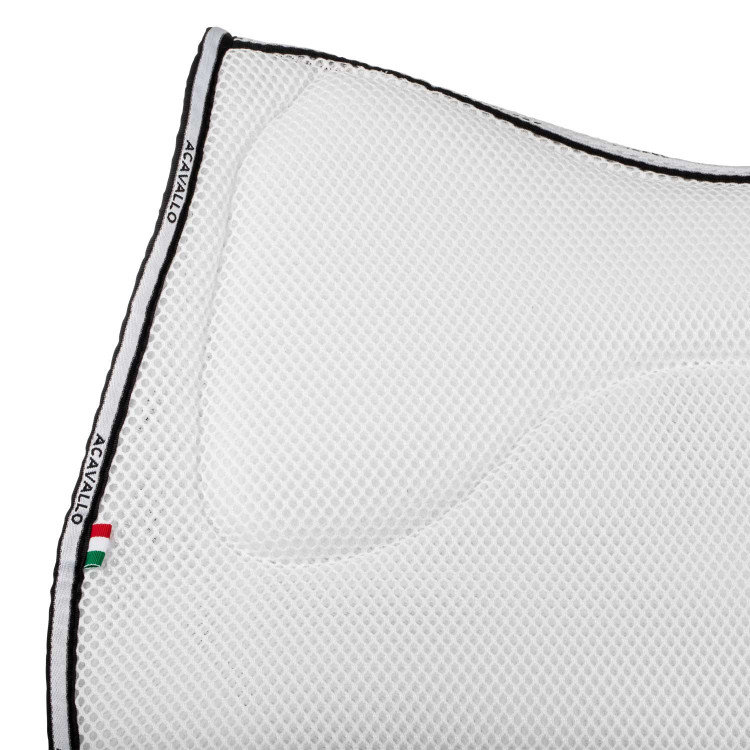 Zadelonderlegger JS CW-3DS van traagschuim 3D spacer Acavallo Zadelonderlegger JS CW-3DS van traagschuim 3D spacer Acavallo