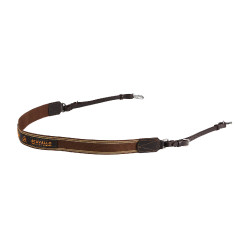 Eenvoudige borsttuig met elastische band Acavallo Donkerbruin