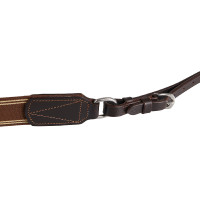 Eenvoudige borsttuig met elastische band Acavallo Donkerbruin