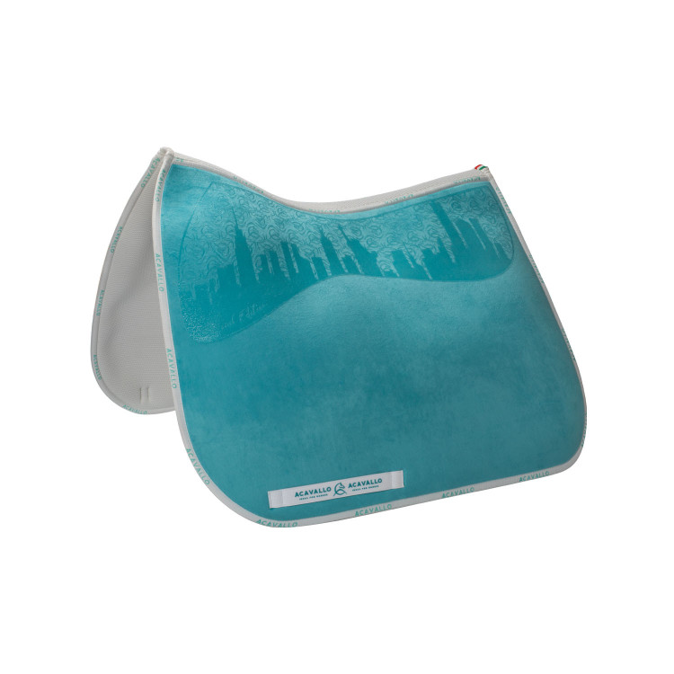 Zadeldoek speciale editie DS CW-3DS louvre & bamboe met siliconen grip Acavallo Zadeldoek speciale editie DS CW-3DS louvre & bamboe met siliconen grip Acavallo