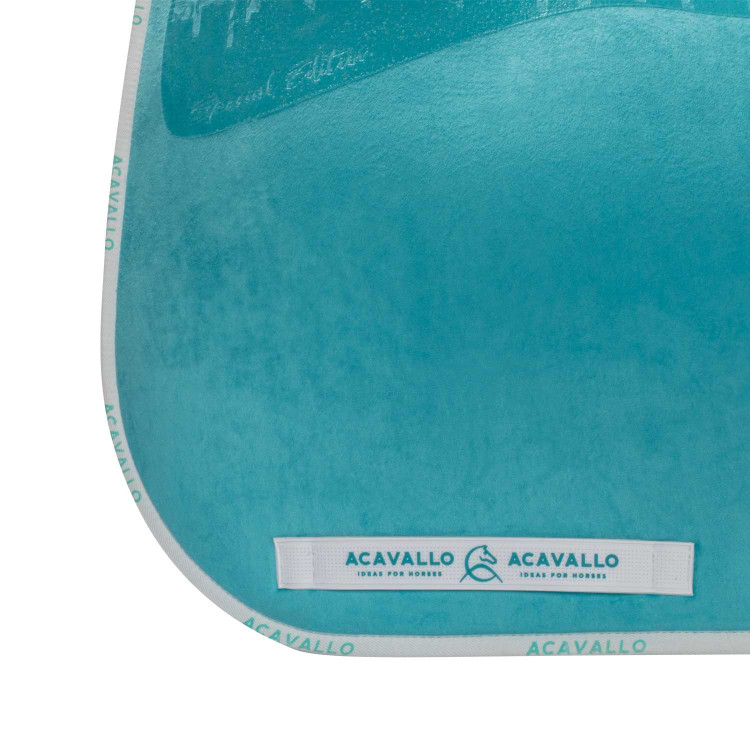 Zadeldoek speciale editie DS CW-3DS louvre & bamboe met siliconen grip Acavallo Zadeldoek speciale editie DS CW-3DS louvre & bamboe met siliconen grip Acavallo