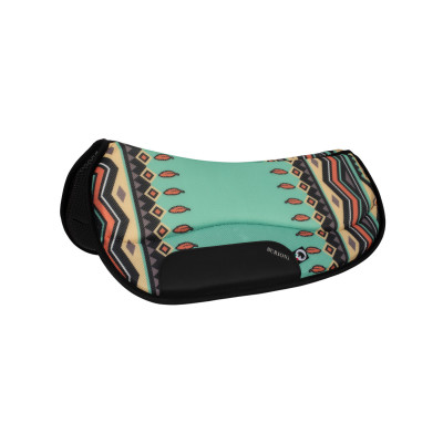 Tapis de selle TTech Barrel nouveau design Burioni Vert indi