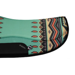 Zadeldek TTech Barrel nieuw design Burioni Groen indisch Multicolor