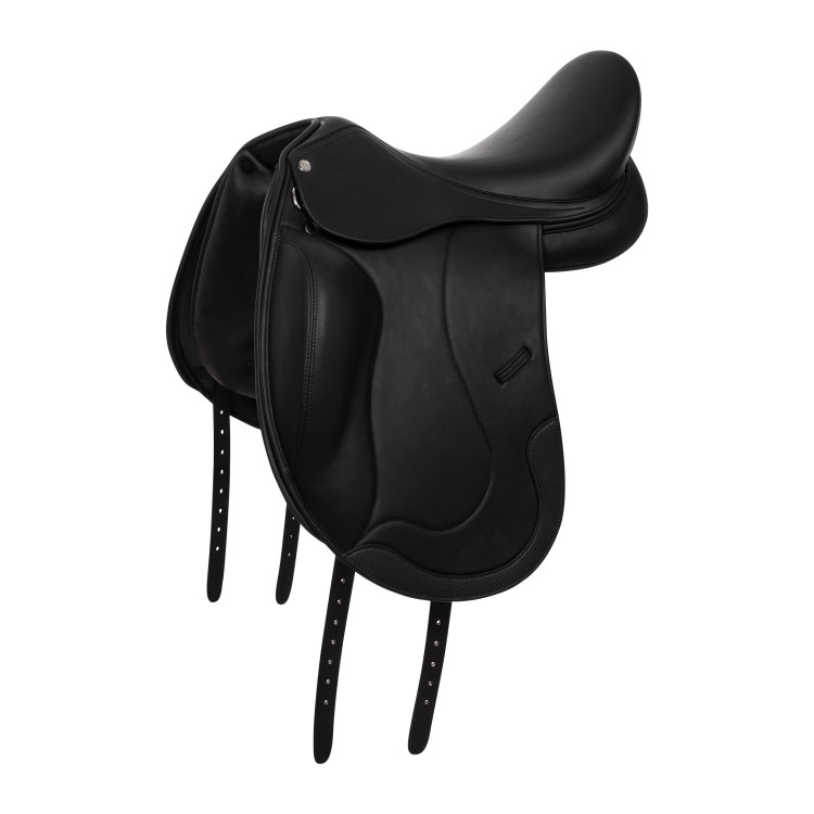 Dressuurzadel van gevoerd leer Equestro