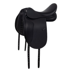 Dressuurzadel met afneembare kniewrongen Equestro