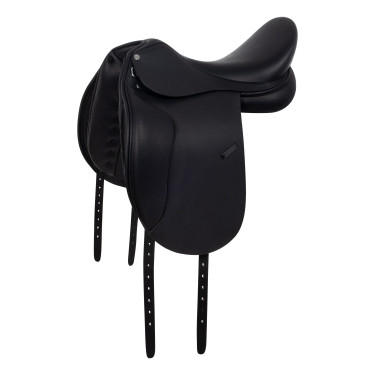 Dressuurzadel met afneembare kniewrongen Equestro