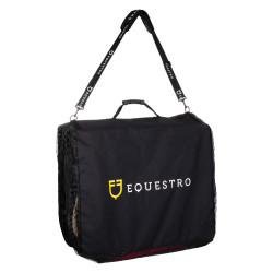 Tas voor zadeldek met logo Equestro Zwart