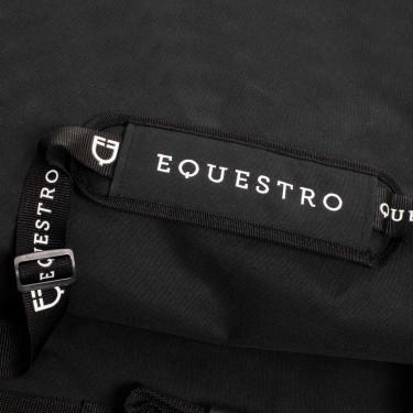 Tas voor zadeldek met logo Equestro Zwart