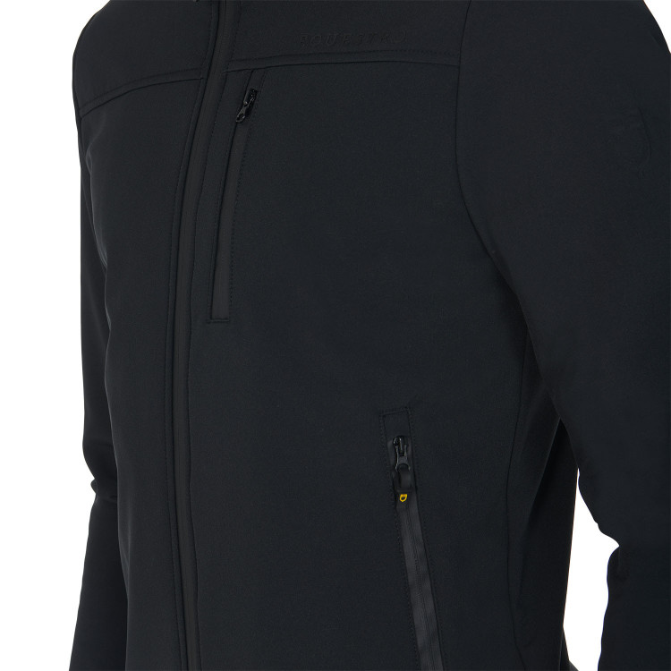 Herenjas van technische stof met afneembare capuchon Equestro Herenjas van technische stof met afneembare capuchon Equestro
