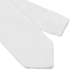 Stropdas voor heren met Equestro-logo Wit
