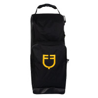 Tas voor laarzen en helm met geborduurd logo Equestro Zwart Tas voor laarzen en helm met geborduurd logo Equestro Zwart