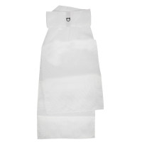 Wedstrijdplastron met geborduurd Equestro-logo Wit