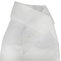 Wedstrijdplastron met geborduurd Equestro-logo Wit