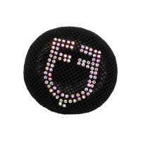 Haarnet met strass Equestro Zwart