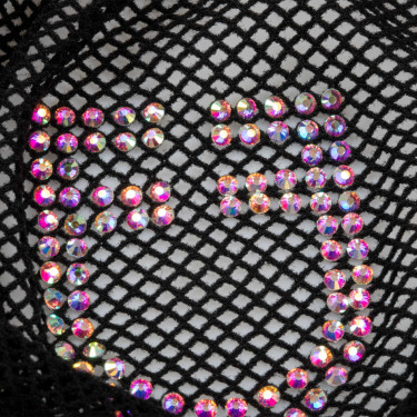 Haarnet met strass Equestro Haarnet met strass Equestro