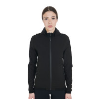 Technische softshell damesjas drie lagen Equestro Zwart